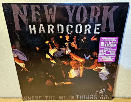 V/A "NEW YORK HARDCORE WHERE THE WILD THINGS ARE" LP Blue Wax